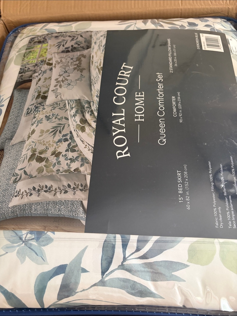 Royal Court Elwood 4-Piece Comforter Set sz Queen NEW - Picture 6 of 7